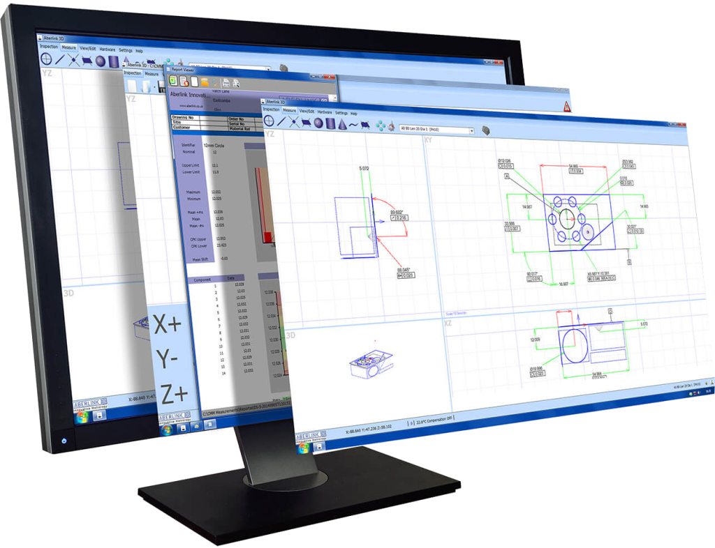 Aberlink 3D – matavimo programinė įranga CMM ir Trimos 3D prietaisams