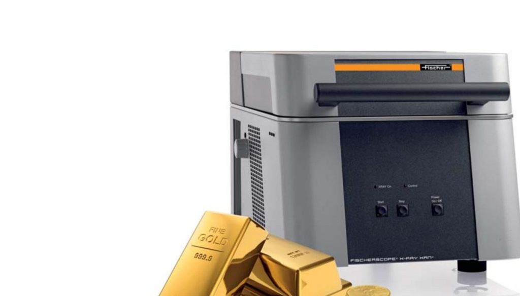 Helmut Fischer XRF analizatorius ir aukso luitai