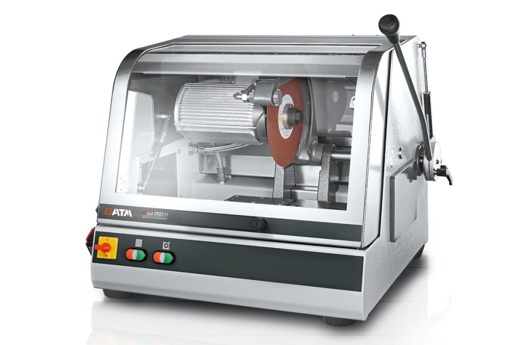 QATM Qcut 250 M / 250 A / 350 A, Brillant 230 – stalinės abrazyvinio pjovimo staklės