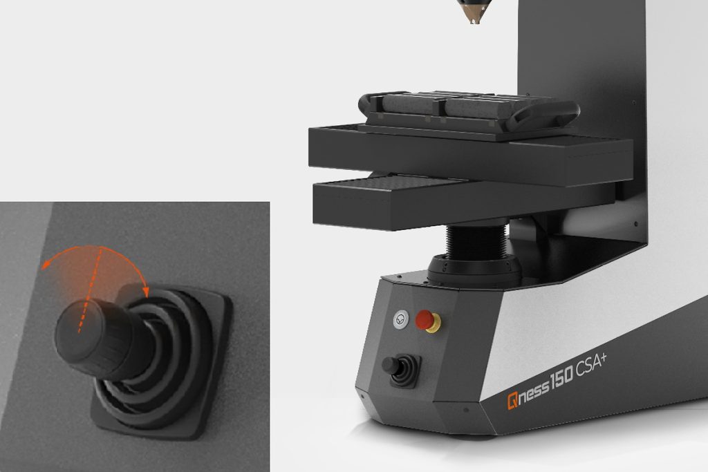 QATM Qness 150 CSA+ – automatinis Rockwell matuoklis su XY stalu