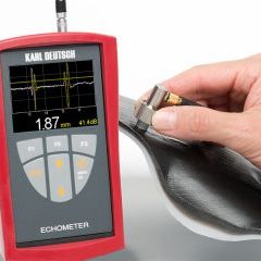 Karl Deutsch ECHOMETER 1077 Data – tiksliausias A-skenavimo storio matuoklis