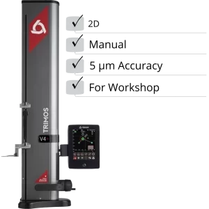 Trimos V4+ – aukščio matuoklis su jutikliniu ekranu ir 2D matavimais