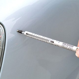Karl Deutsch LEPTO-Pen 2091 – mechaninis dangos storio matuoklis plienui