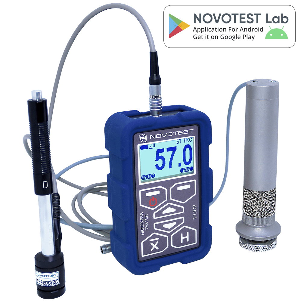 NOVOTEST T-UD2 – kombinuotas UCI + Leeb kietumo matuoklis