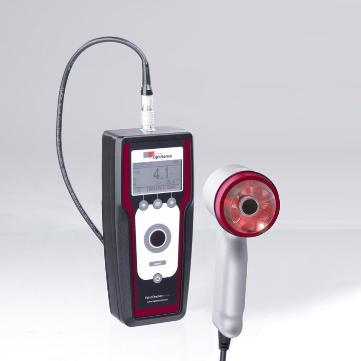 OptiSense PaintChecker MOBILE LED-R – nekontaktinis matuoklis grubiems paviršiams