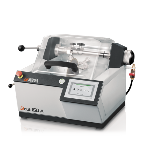 QATM Qcut 150 A / 200 A – precizinės pjovimo staklės laboratorijai