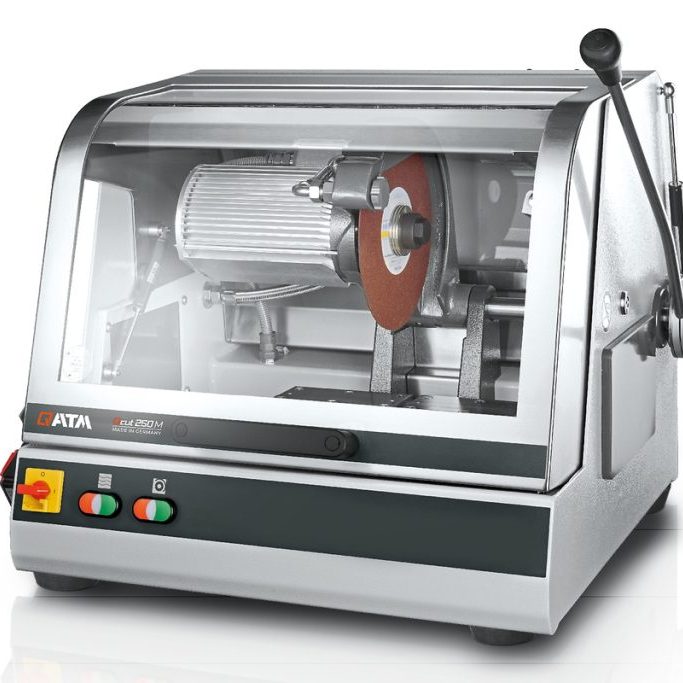QATM Qcut 250 M / 250 A / 350 A, Brillant 230 – stalinės abrazyvinio pjovimo staklės
