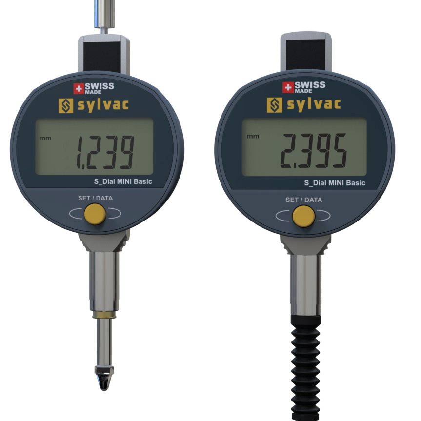 Sylvac S_Dial MINI – kompaktiški Ø45 mm indikatoriai